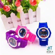 厂家直销爆款手表儿童电子手表彩宝手表男孩女孩电子手表