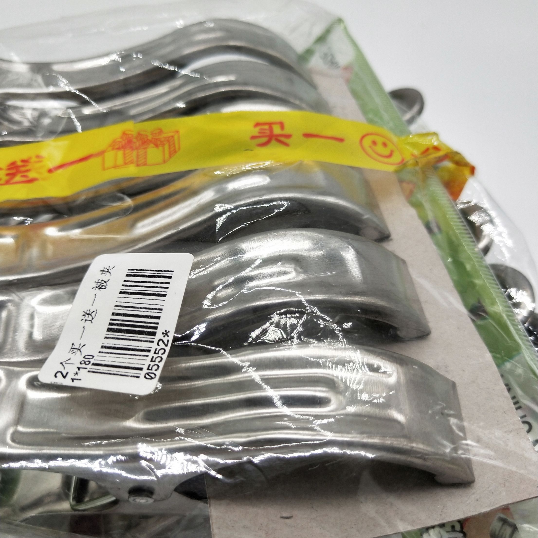 12个买一送一大被夹不锈钢被夹家用晾晒被子防吹走夹子详情图2