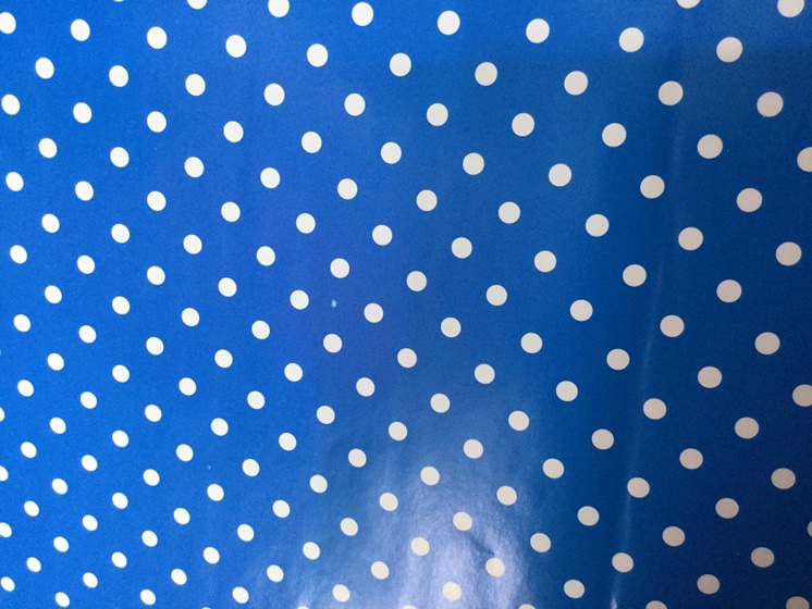 Dark blue polka dot wrapping paper
