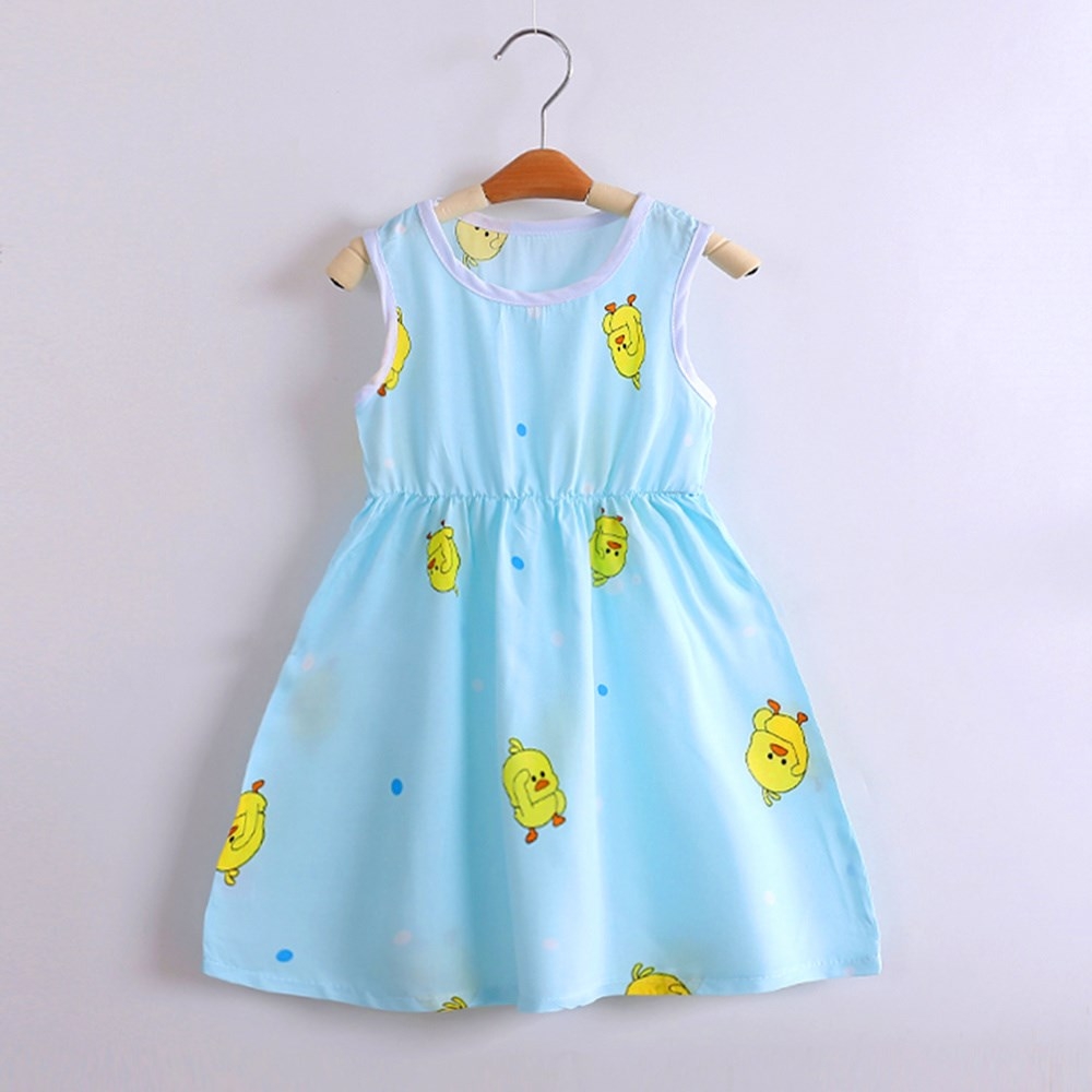 Little blue duck cartoon dress thumbnail