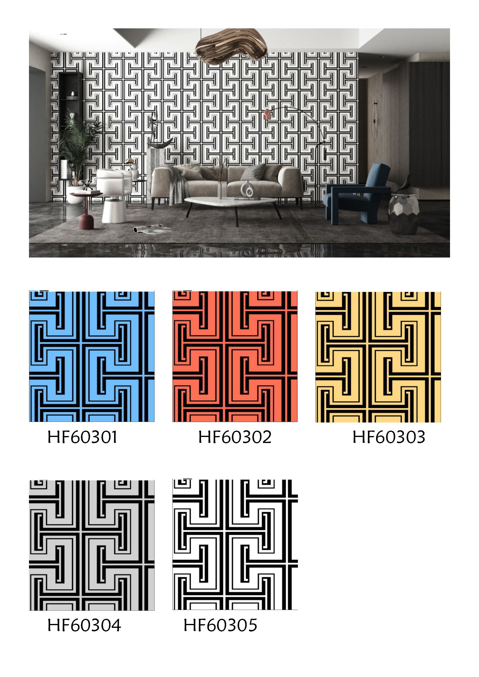 wallpaper, PVC wallpaper, PVC 3D wallpaper wall cover detail image 4