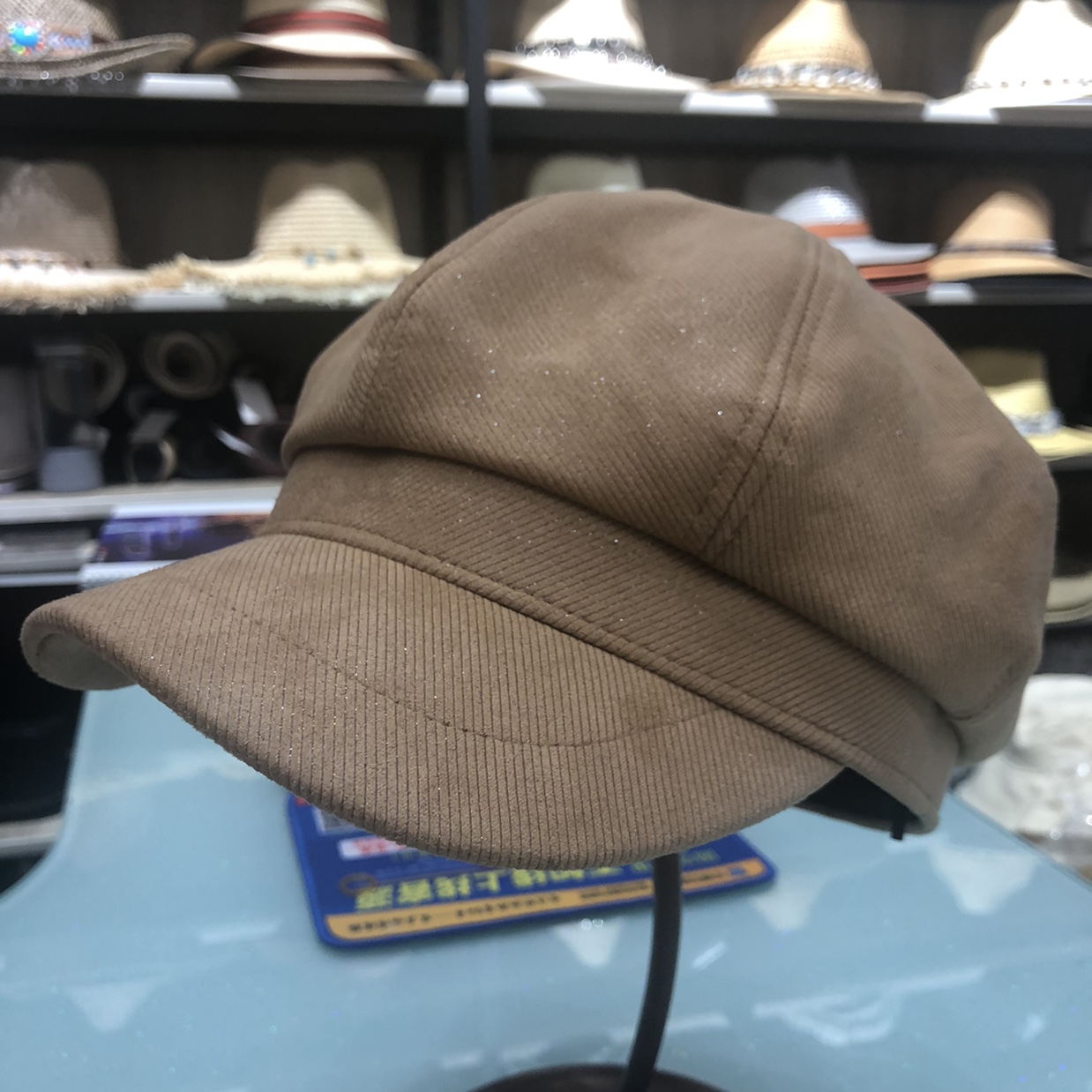 Japanese And Korean Style Octagon Hat Children Autumn And Winter The Latest British Retro Newsboy Hat Trend Fashion Hat Specification drawing