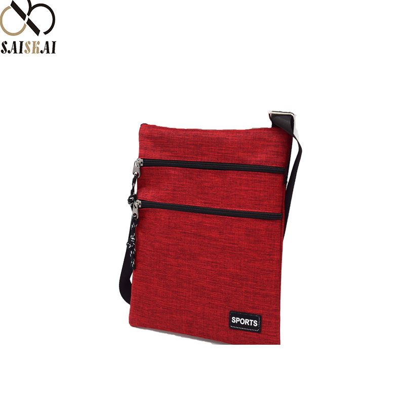 Multi-zipper crossbody bag and ID bag