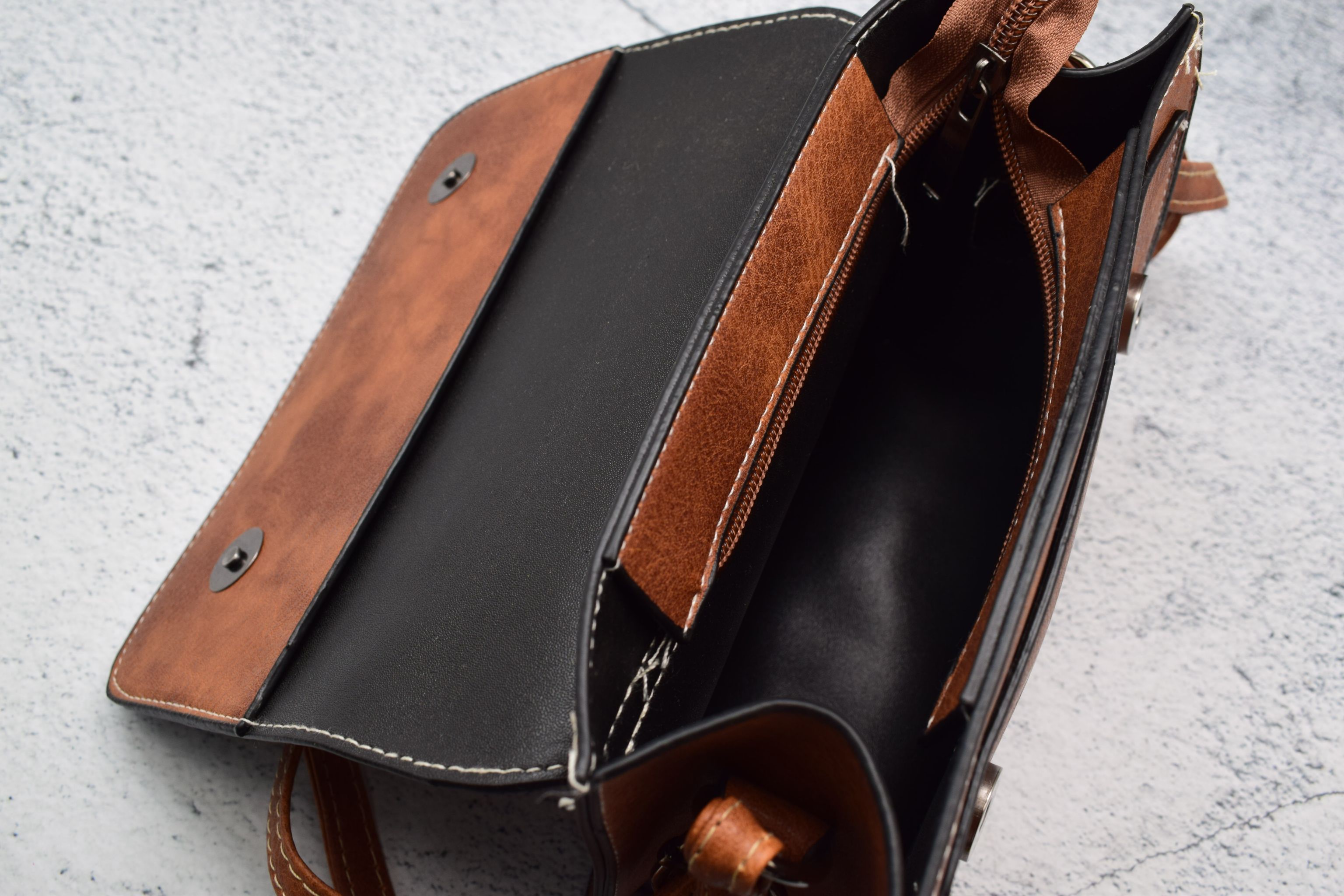 欧美风格女士挎包简约包包单肩包详情图2