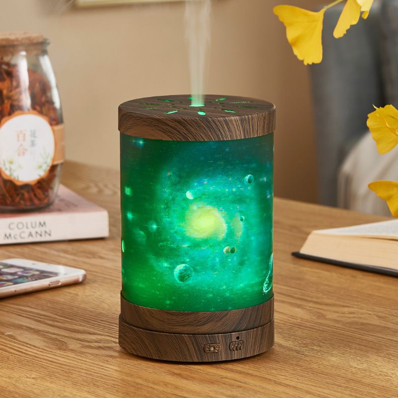 New galaxy colorful night light ultrasonic essential oil diffuser intelligent aromatherapy lamp