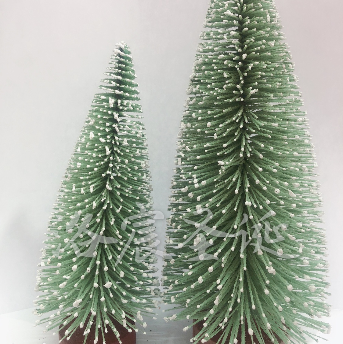 Christmas Gift Christmas Tree Small Tree Light Blue Flocking Tree Factory Direct Sales
