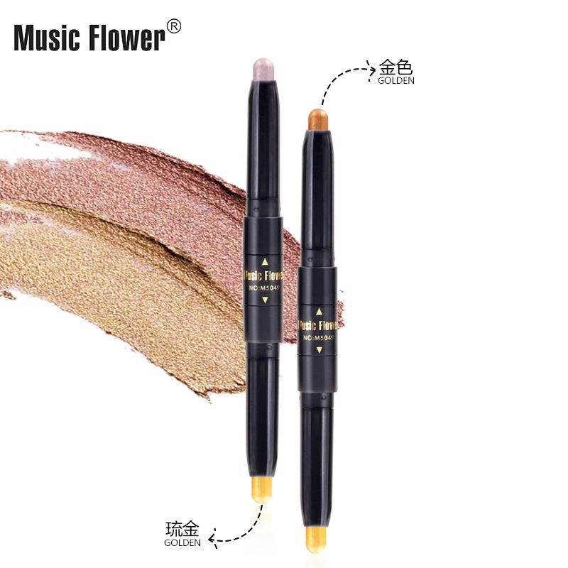 Music Flower7色高光眼影唇部双用棒时尚多用面部提亮高光棒M5049产品图