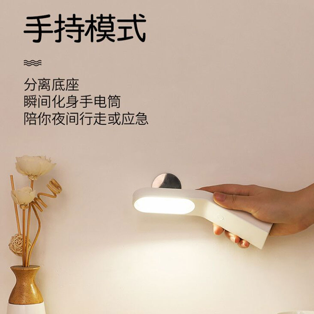 Simple multi-functional eye-protecting desk lamp, usb reading wonder, stepless dimming, portable handheld LED magnetic wall lamp detail image 5