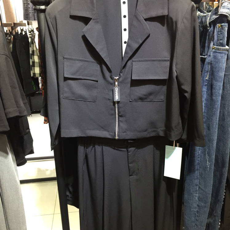 Large Size Women's 2020 Autumn Wear Korean Version Fat Mm Foreign Air Slim Casual Age Reduction Overalls Two Sets