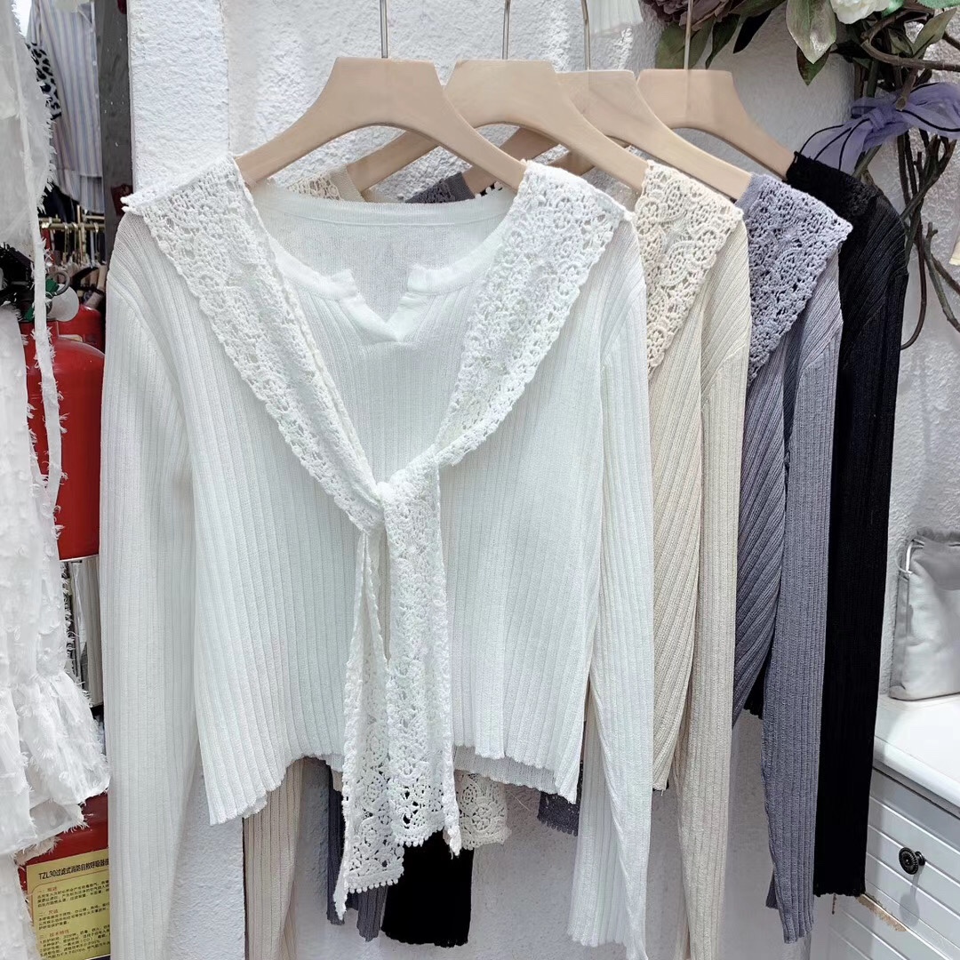 针织披肩两件套