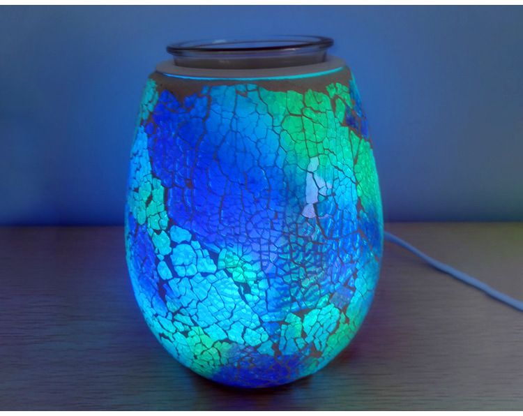 Seven-color color-changing Mosaic aroma diffuser, export aroma candle, Mosaic household aroma diffuser wholesale, flameless aroma diffuser detail image 14