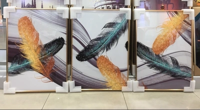 Decorative Painting Crystal Porcelain Painting