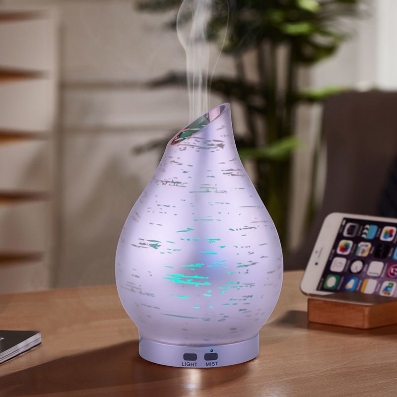 超声波精油香薰机200ml玻璃家用大容量空气香薰机加湿器