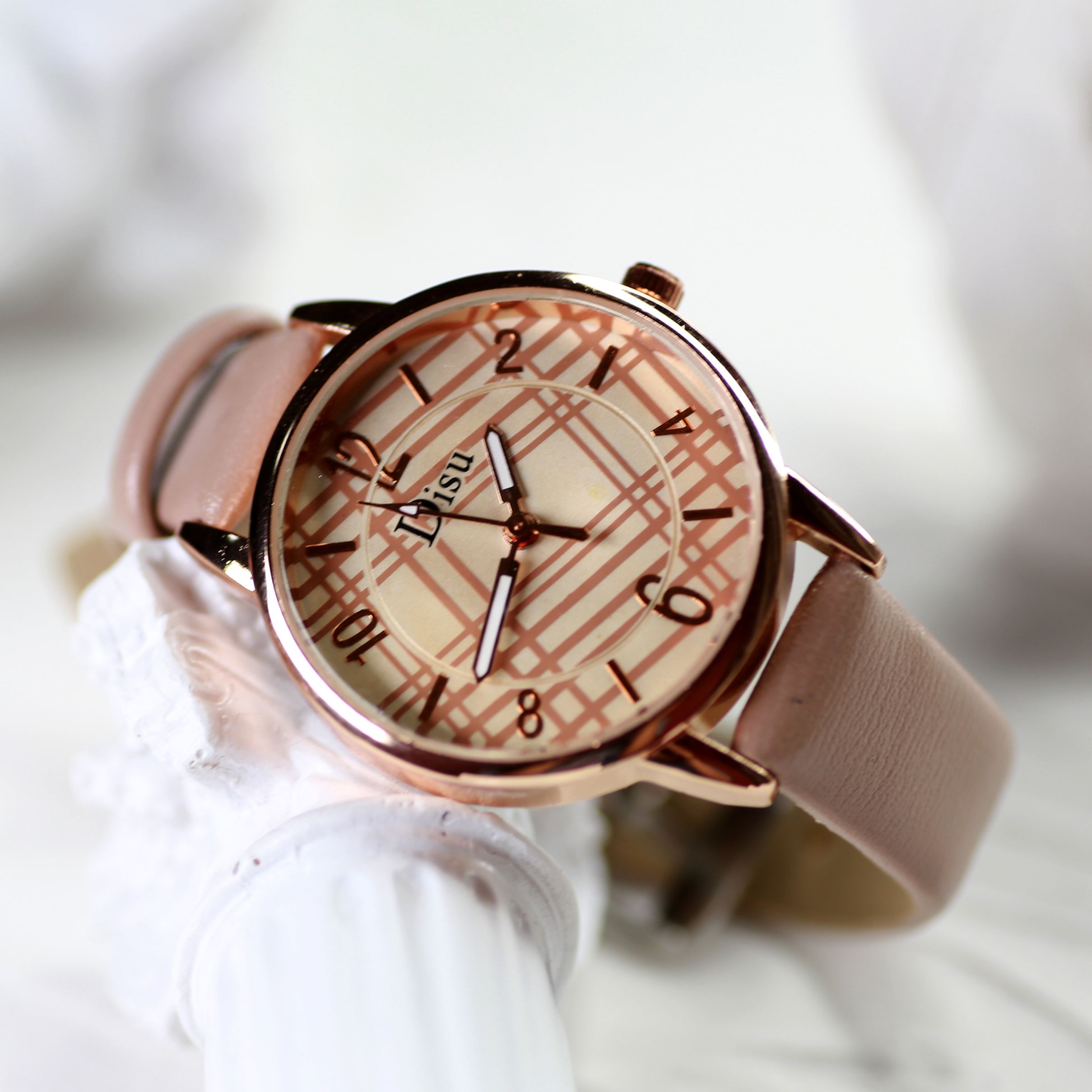 【 Xinle Watch Industry 】 Checkered watches, simple watches, women's quartz watches, foreign trade orders detail image 6