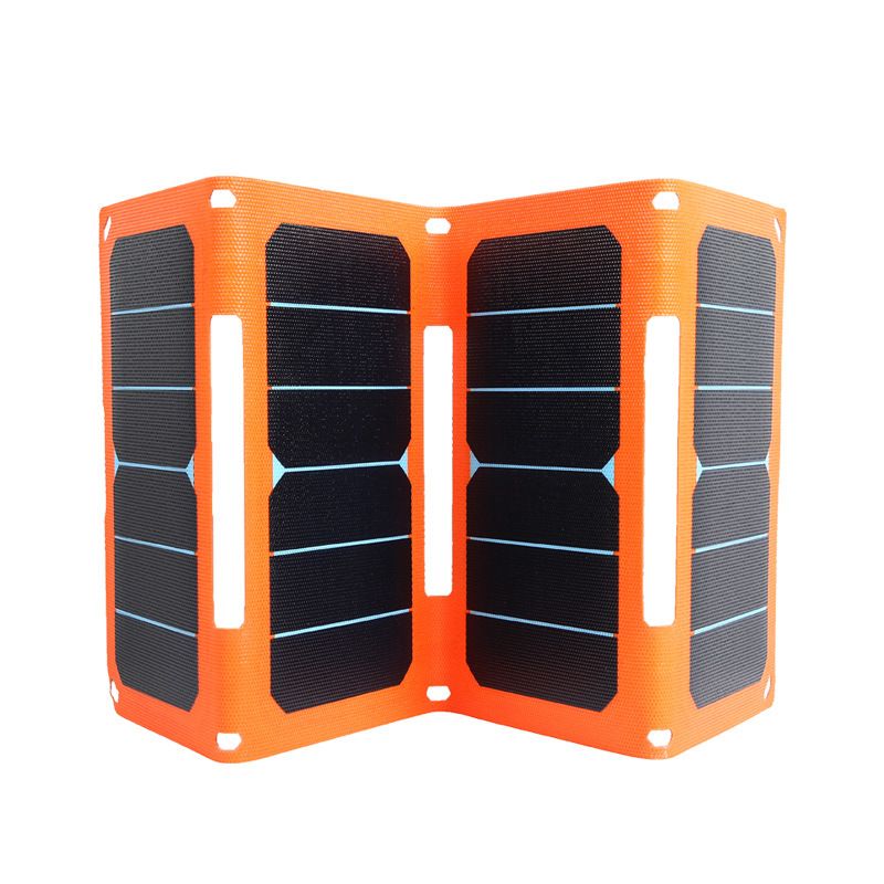 Waterproof solar charger Mobile power 5V28W integrated laminated solar folding bag for mobile phone charging full figure