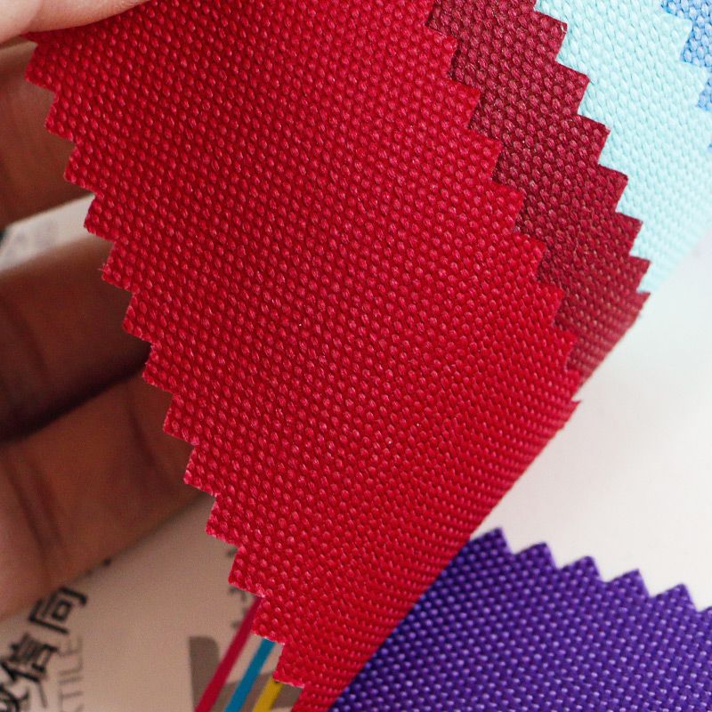 In-stock Yiwu 600Dpu polyester Oxford fabric encrypted 9*6 stretch silk bag fabric, backpacks, cosmetic bags, handbags Item Picture