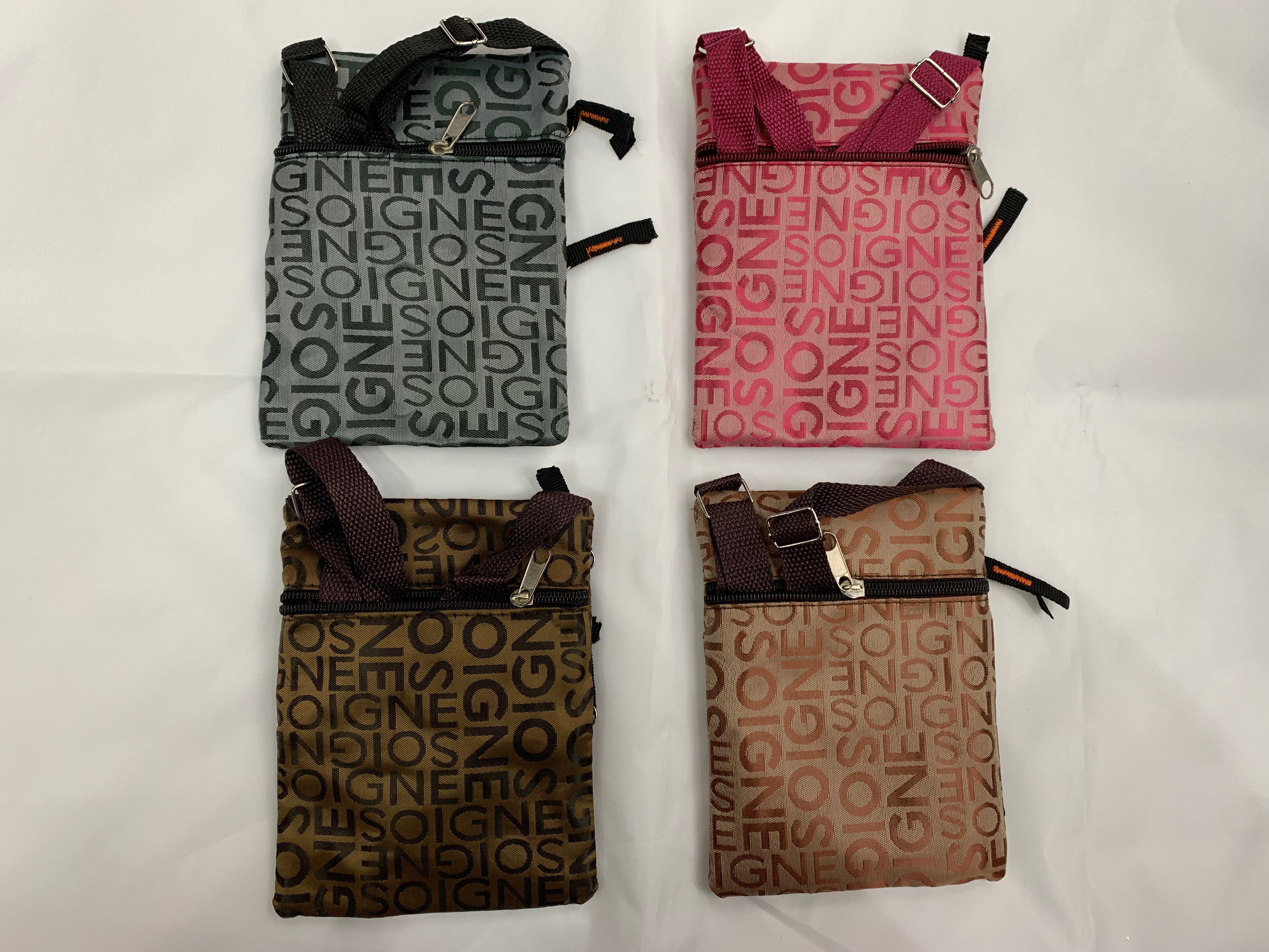 男女通用提花料斜挎包单肩包证件包手机零钱包细节图