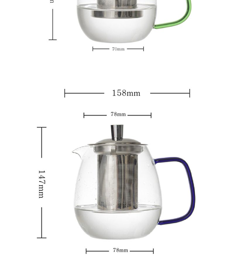 Living art 圆形茶壶 600ml详情图7