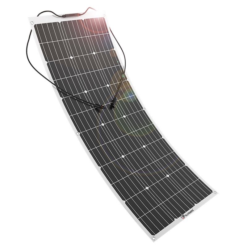 耐高温耐弯曲功率100W 单晶大功率高转化太阳能电池板