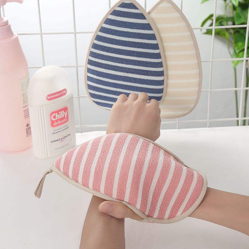 惠隆 两面搓澡巾搓澡手套 洗澡巾双面强力搓泥HL-0243详情图5