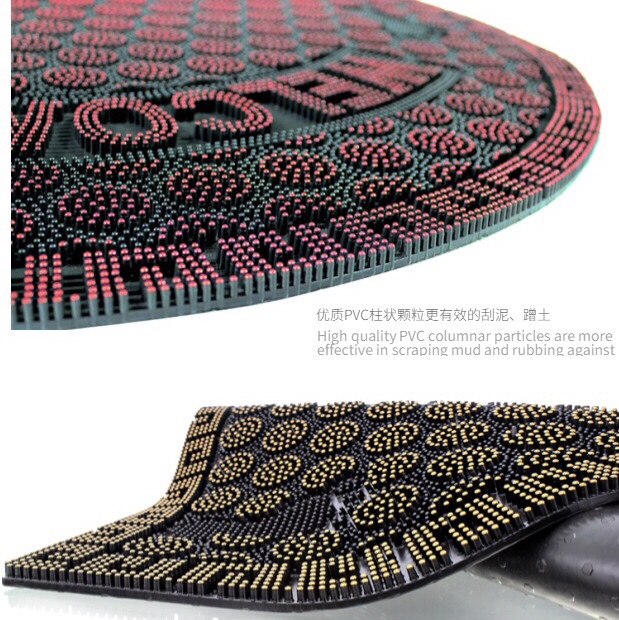 Semi-circular entry pad details Picture