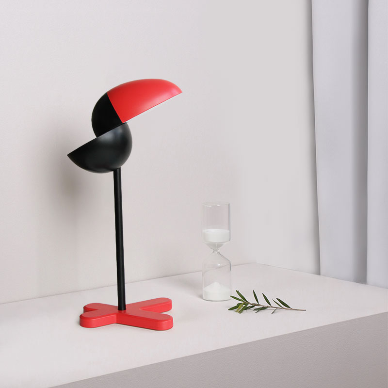 厂家直销 原创北欧简约卧室床头书房儿童学习 啄木鸟无极调光台灯详情图4