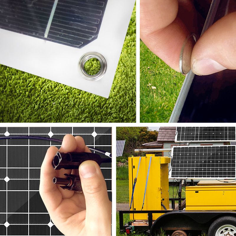 مقاومة الحرارة، مقاومة الانحناء بقوة قدرة عالية تبلغ 100W، تحويل ألواح شمسية بالطاقة الشمسية details Picture