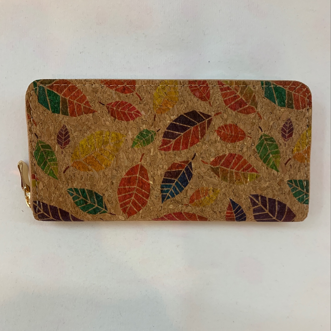 木纹印花拉链包-4图