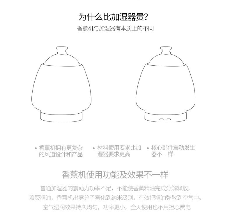 香薰机加湿器120ml七彩创意3d烟花玻璃超声波精油香薰灯详情图13