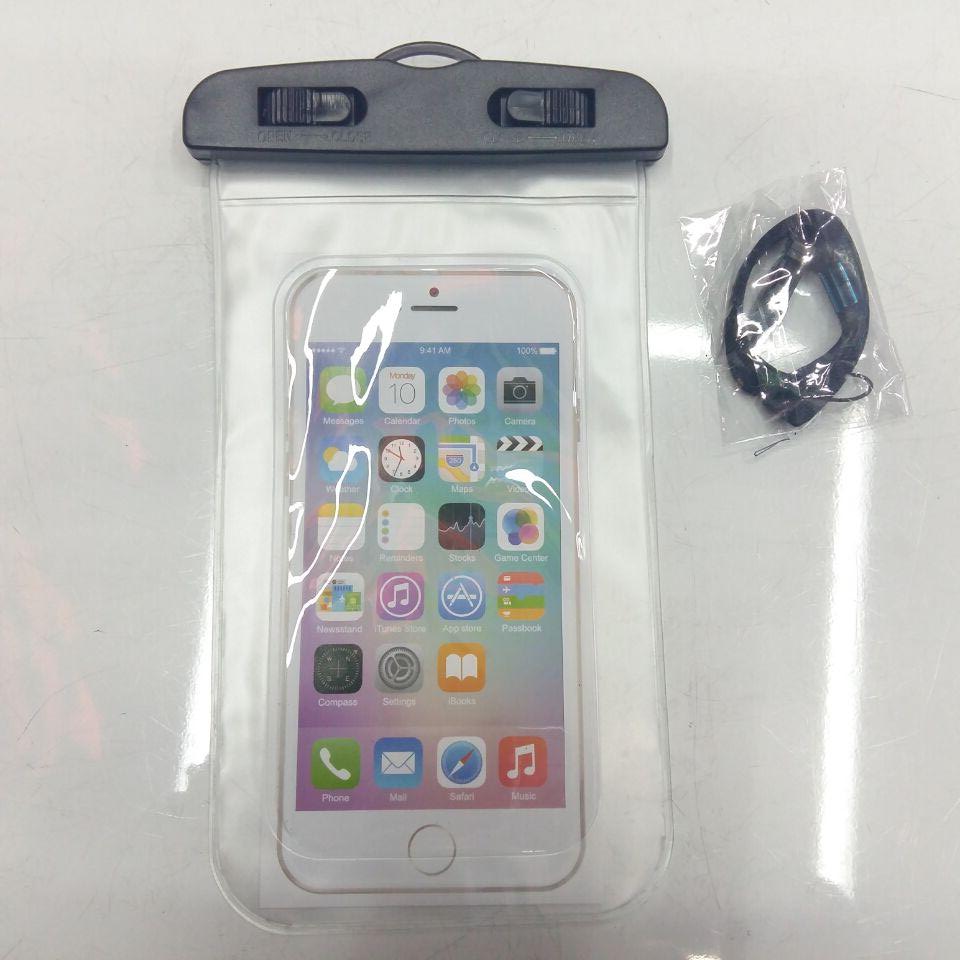 手机防水袋 PVC 防水袋 LZ07 纽扣手机防水袋 透明白