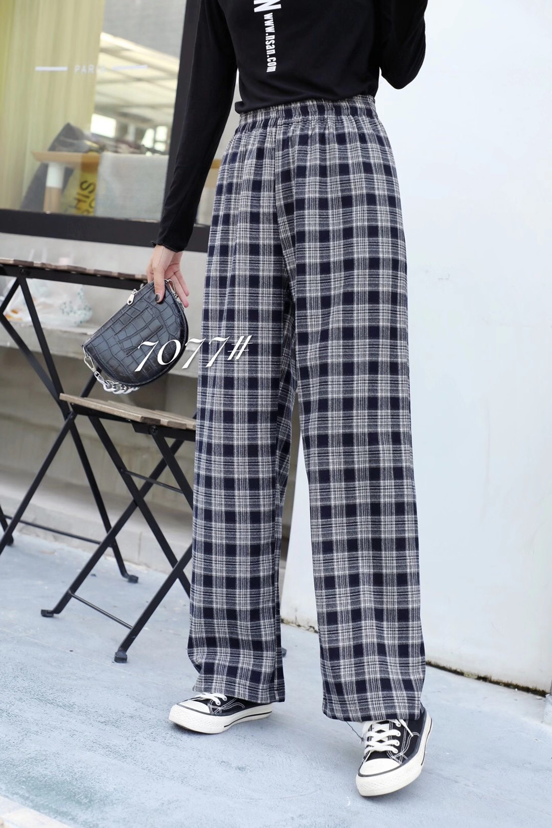 7077 wide-leg pants Specification image