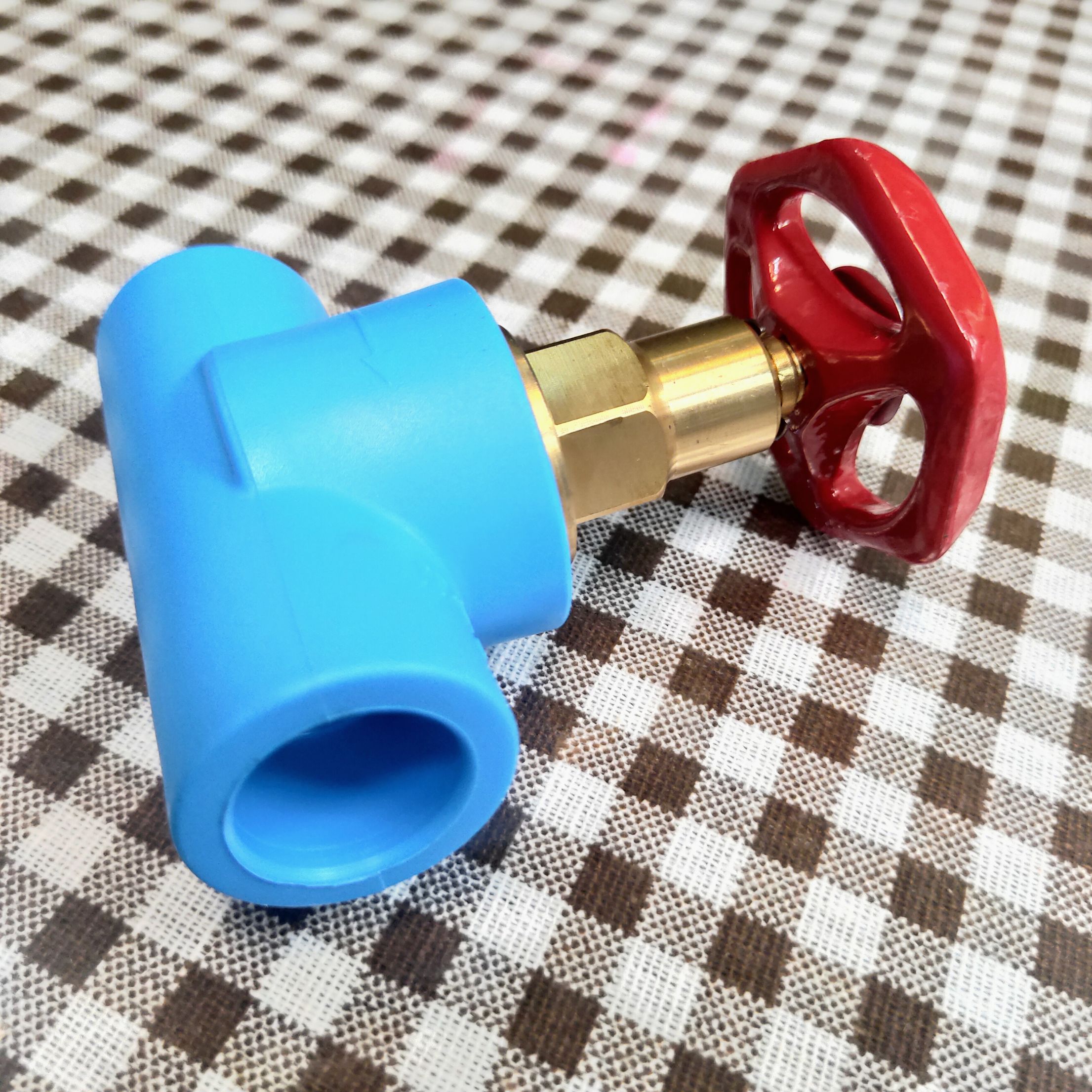 Tianjing PPR20 stop valve blue porcelain core explosion-proof pipe fittings pic 1