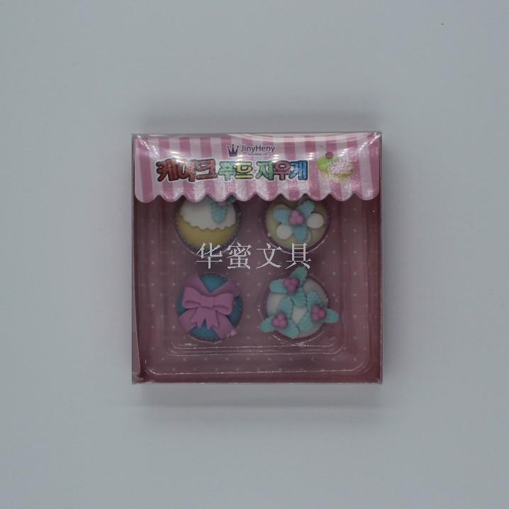 食品造型蛋糕甜点DIY 甜甜圈蛋挞砂锅面 海鲜面 可爱仿真橡皮趣味产品图