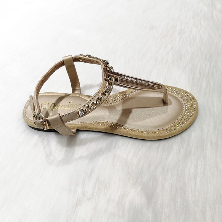 Ladies summer flat sandals pinch slippers女士凉拖鞋详情图2