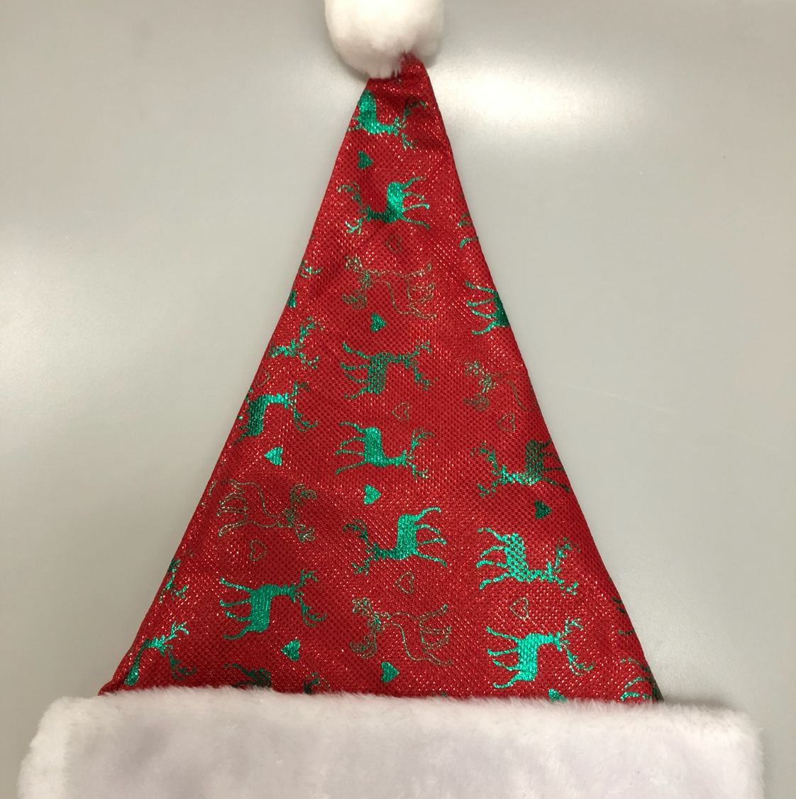 Shiny silk deer flanged hat