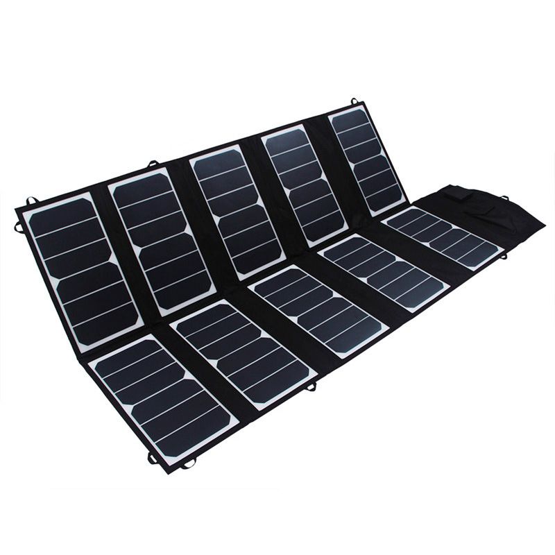 65W太阳能折叠包 太阳板 户外野营手机充电器 跨境B2C热卖产品图