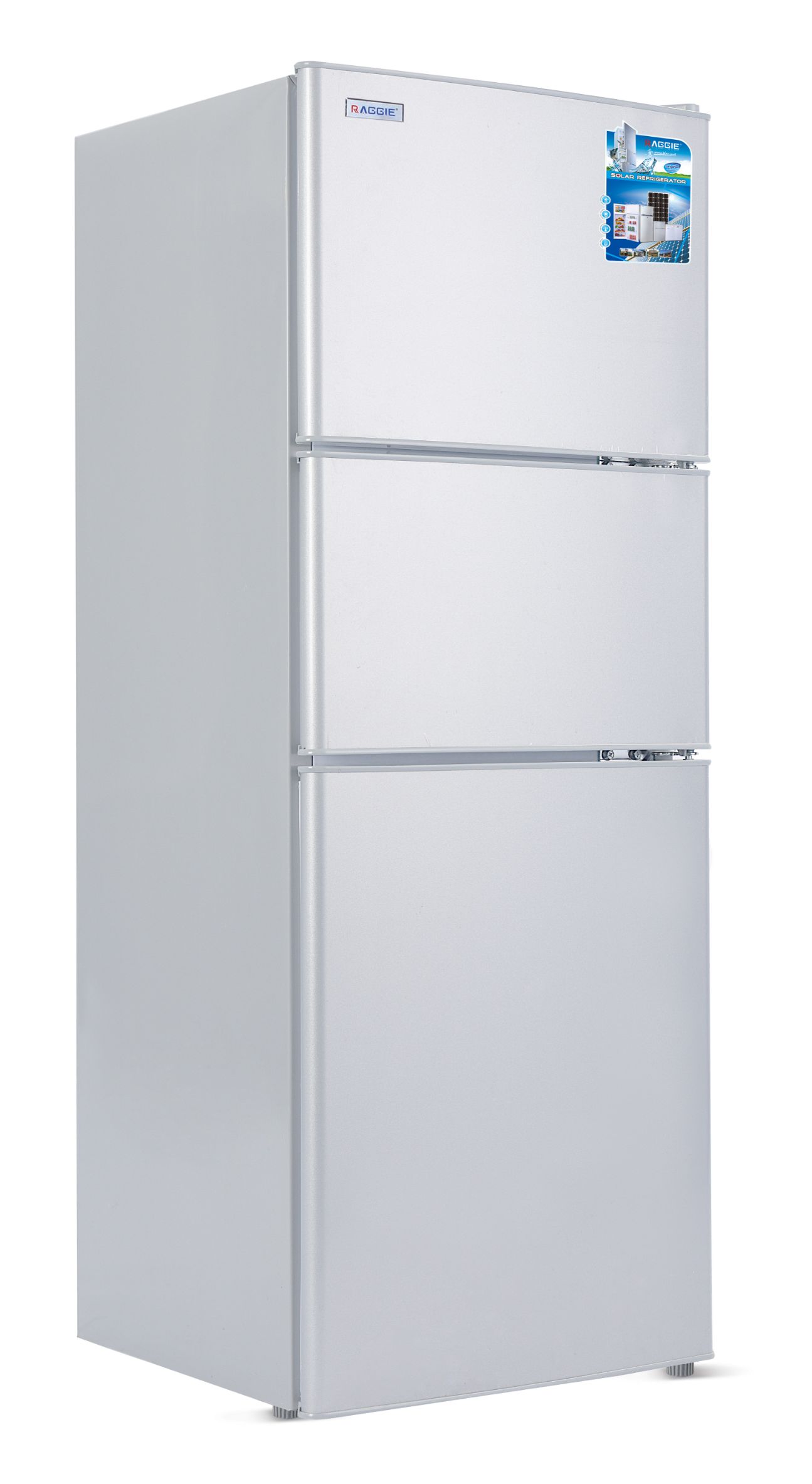 Solar refrigerator, DC refrigerator RG-HGZ115T (115L) three-door DC12/24V or AC220V thumbnail