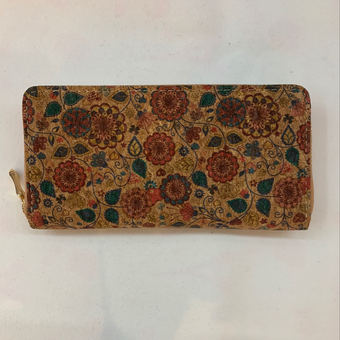 木纹印花拉链包-2图