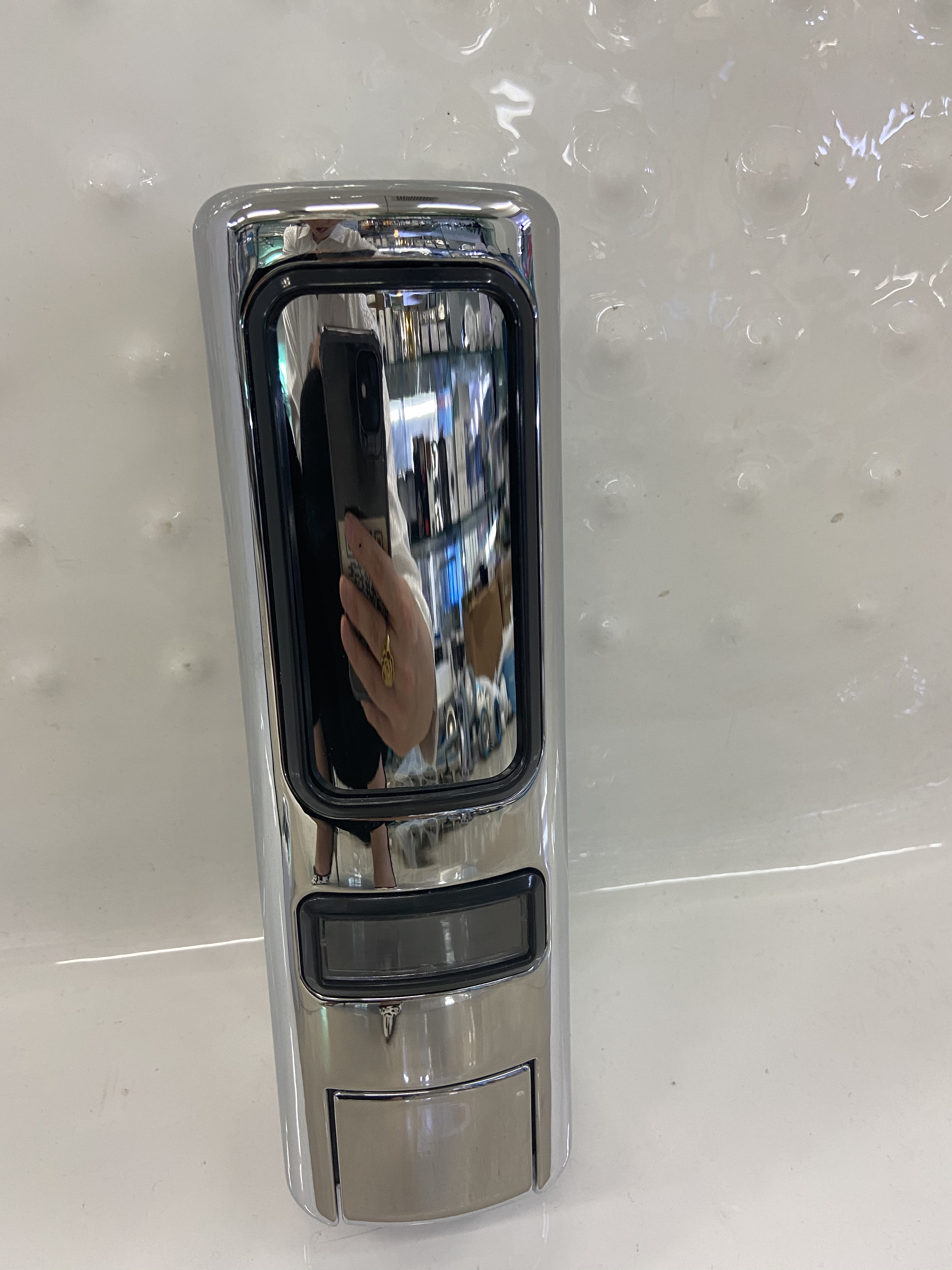 壁挂式手动按压皂液器宾馆酒店浴室洗发水沐浴露盒洗手细节图