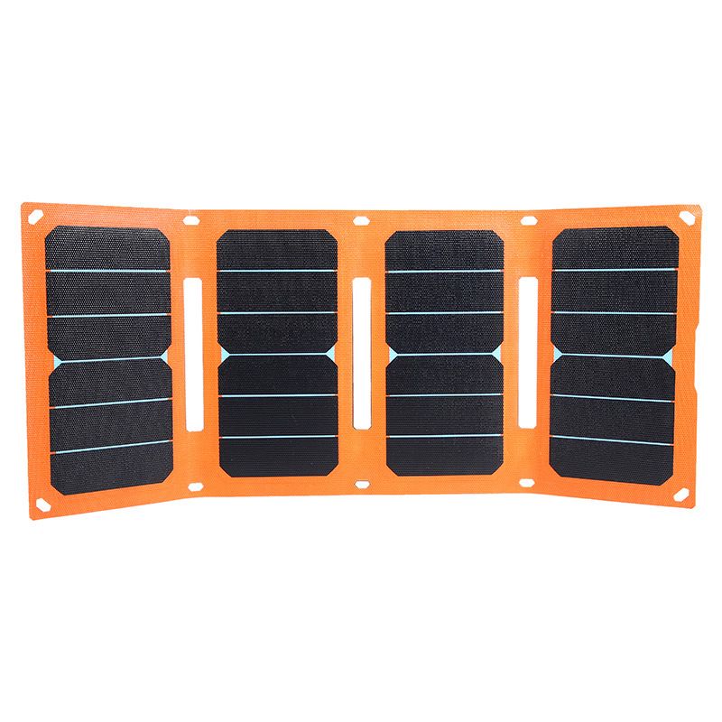 Waterproof solar charger Mobile power 5V28W integrated laminated solar folding bag for mobile phone charging Item Picture