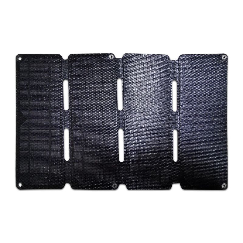 10W single crystal ETFE integrated laminated solar folding pack 5V2A outdoor waterproof phone charging Specification drawing