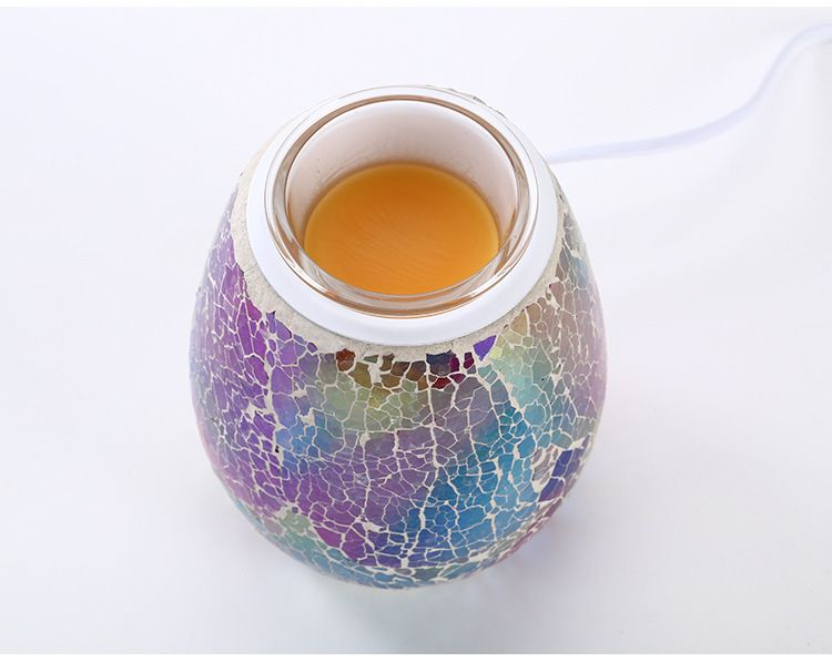 Seven-color color-changing Mosaic aroma diffuser, export aroma candle, Mosaic household aroma diffuser wholesale, flameless aroma diffuser detail image 18