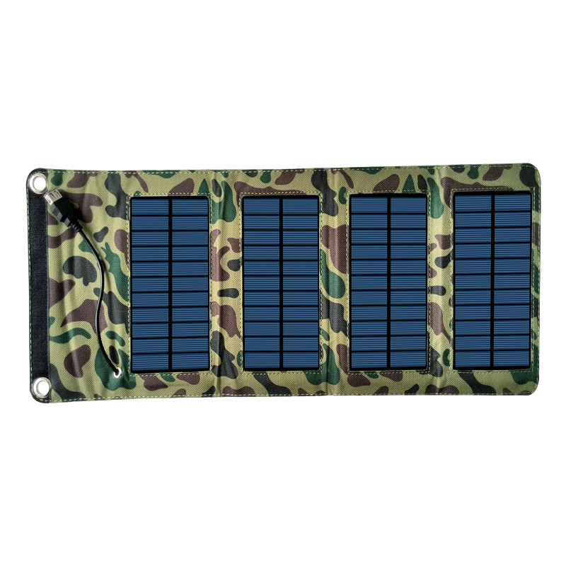 Solar folding pack single crystal 7W Solar Charger outdoor mobile phone charging