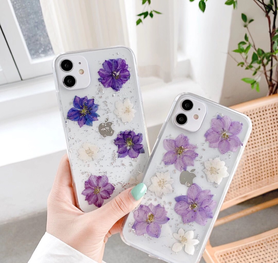 干花滴胶手机壳 永生花手机壳