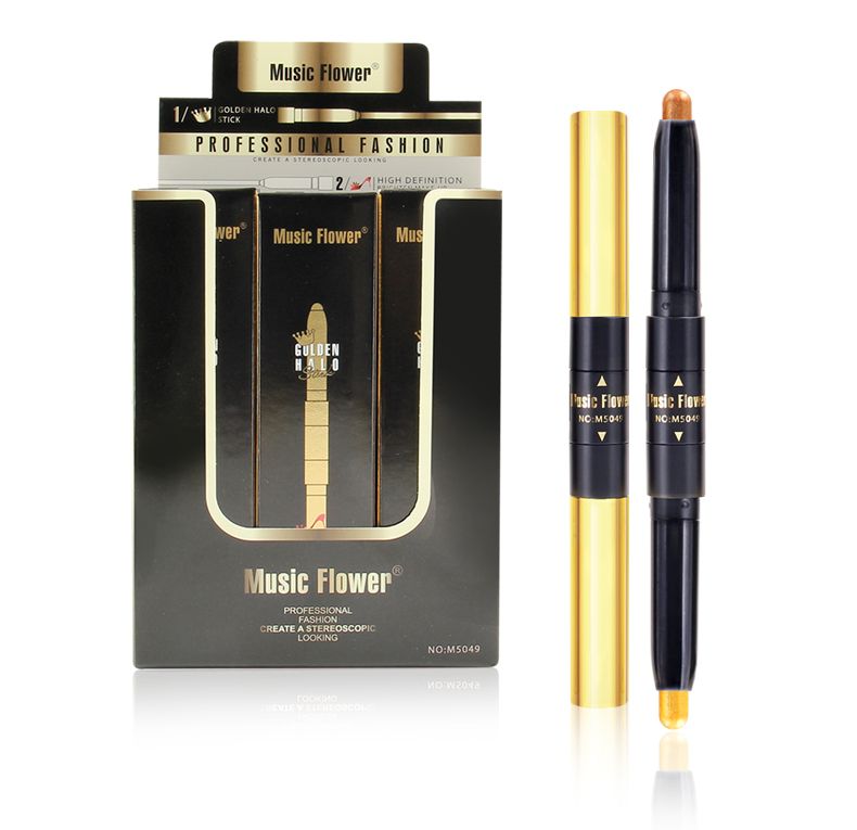 Music Flower7色高光眼影唇部双用棒时尚多用面部提亮高光棒M5049详情图10