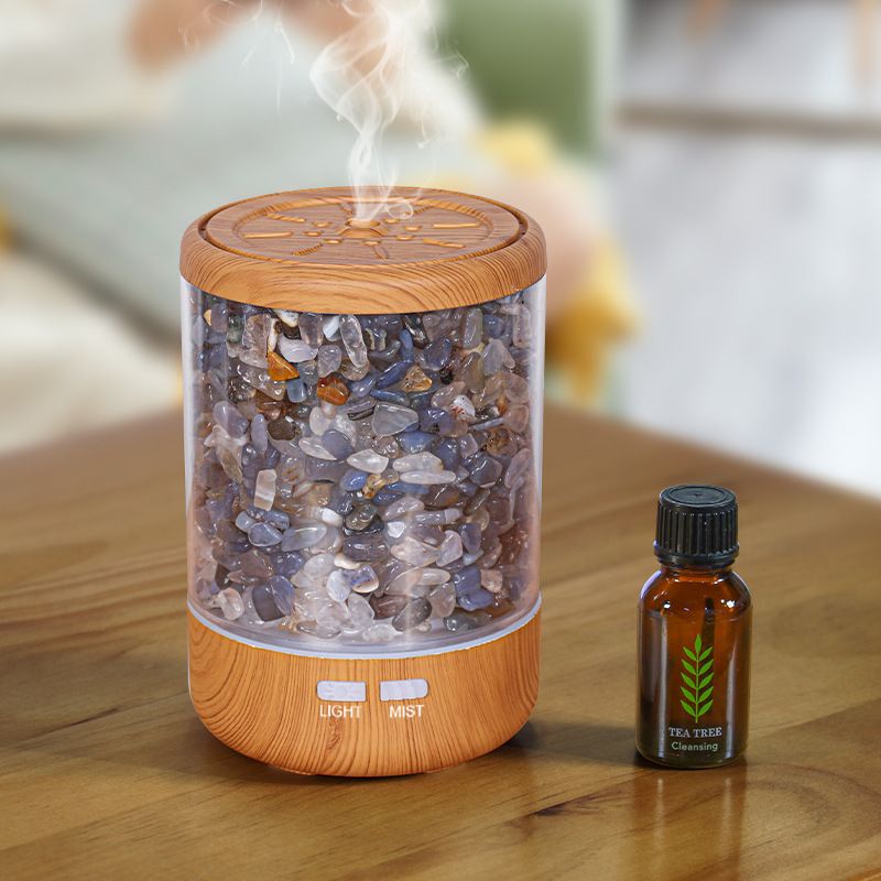 Aromatherapy humidifier 150ml Intelligent mini ultrasonic essence oil perfumer for agate ore