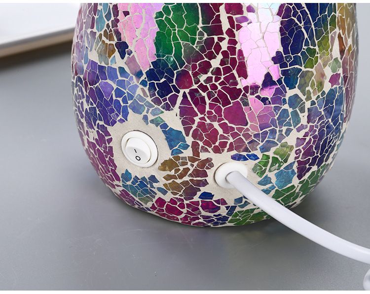 Seven-color color-changing Mosaic aroma diffuser, export aroma candle, Mosaic household aroma diffuser wholesale, flameless aroma diffuser detail image 17