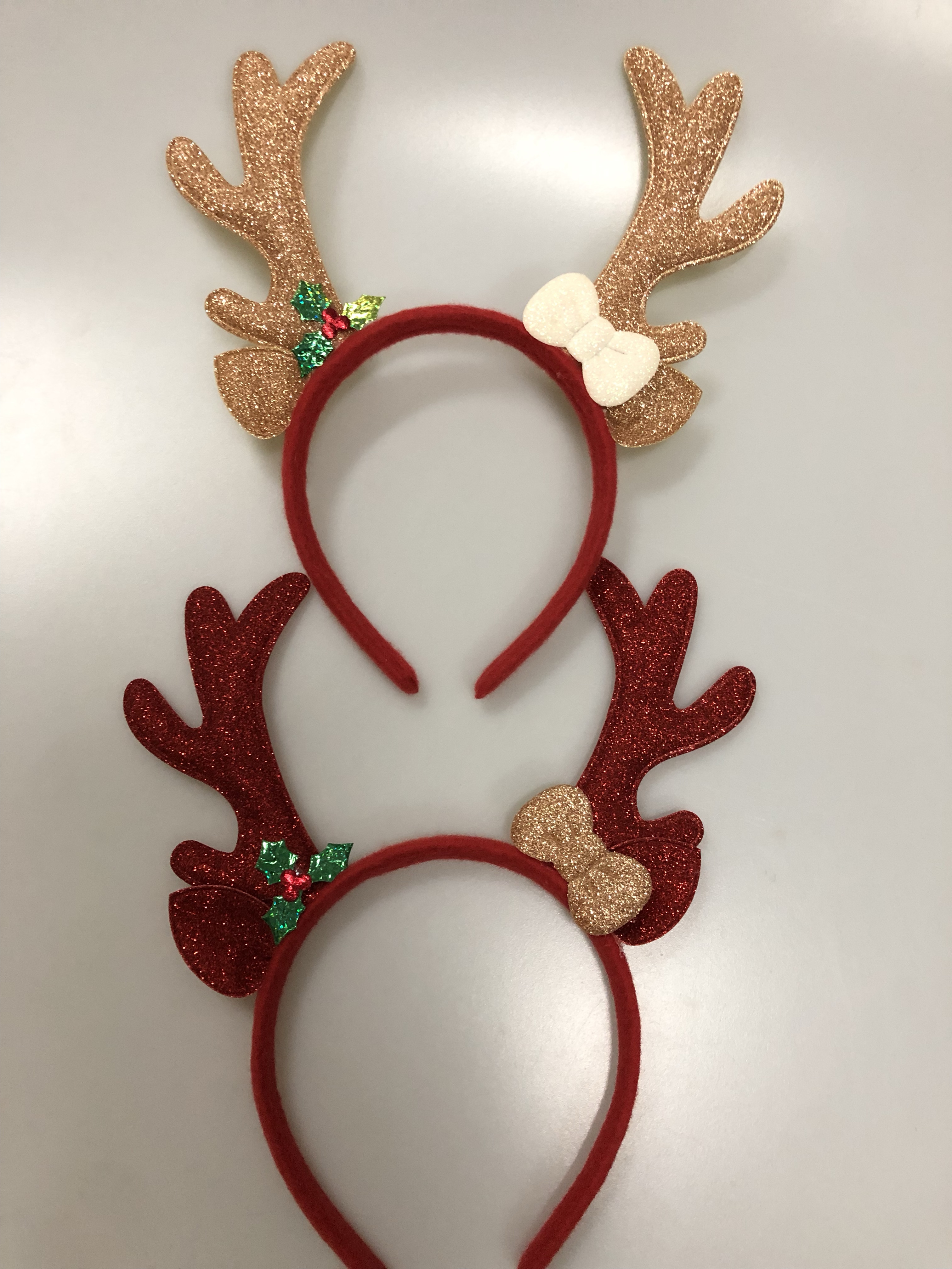 Christmas antler headband Specification image