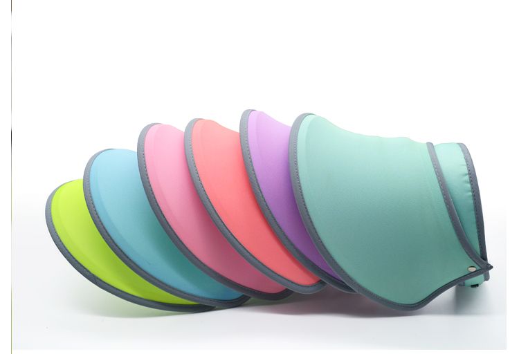 遮阳帽防晒帽空顶太阳帽 女夏天遮脸防紫外线范爷同款伸缩帽详情图2