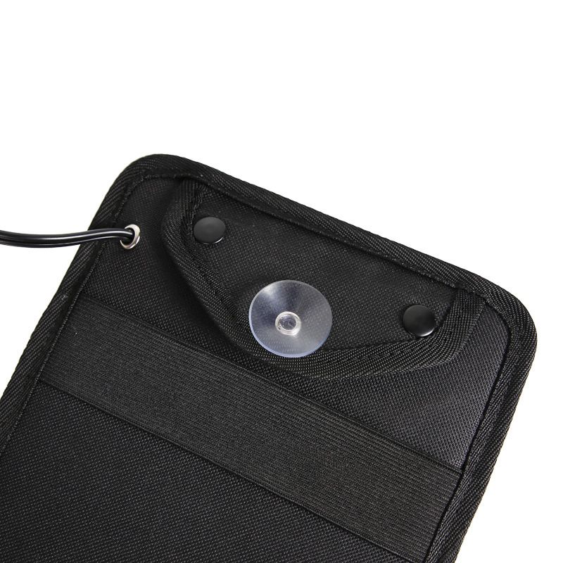 Portable solar car charger 10W18V outdoor emergency solar charging plate new Specification drawing